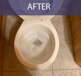 restroom cleaning, toilet bowl restoration, toilet bowl cleaner, white toilet, remove rust, remove iron stains, detailed toilet clean, detailed restroom clean, deep clean restroom